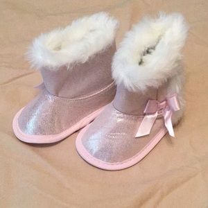 3-6 month baby girl booties